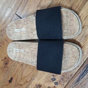 Portland Boot Company platform sandals cork sport slides